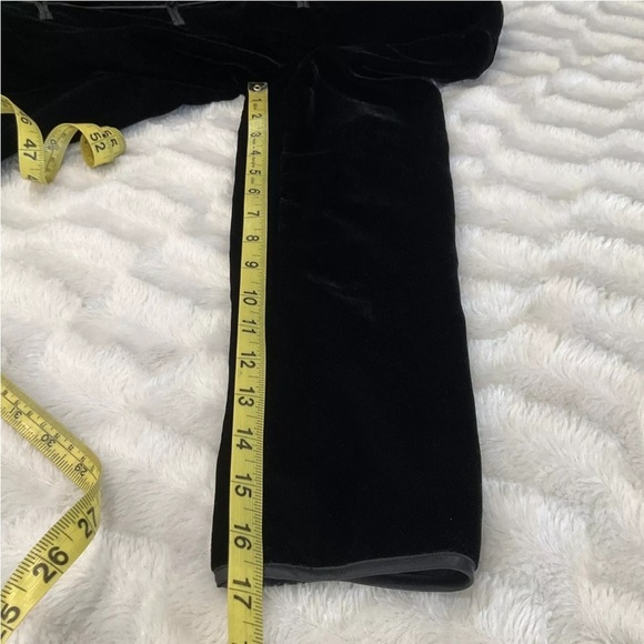 CAROLE LITTLE Velvet & Silk Black Jacket Size S‎ - Picture 8 of 8